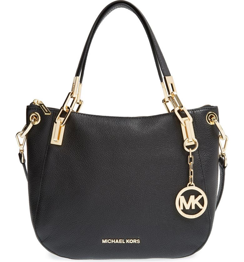 MICHAEL Michael Kors 'Medium Brooke' Leather Shoulder Bag | Nordstrom