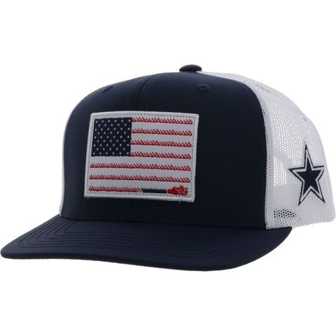 Lids Dallas Cowboys HOOey Patch Trucker Snapback Hat - Tan