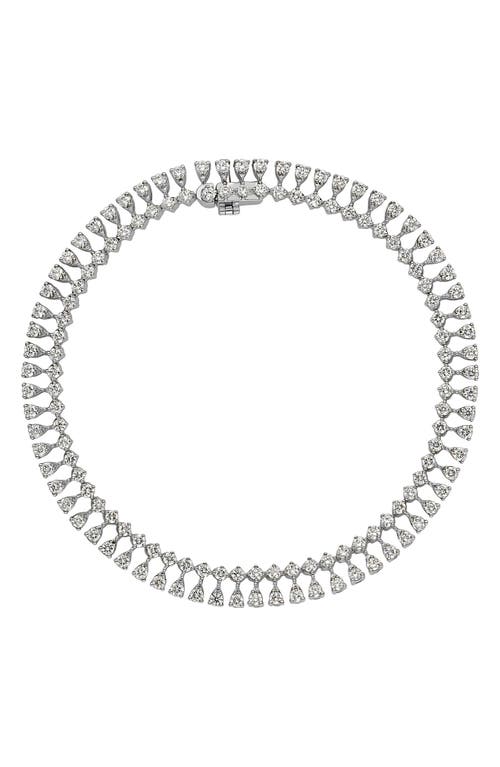 Bony Levy Liora 18K Gold Diamond Fringe Tennis Bracelet in 18K White Gold at Nordstrom, Size 7