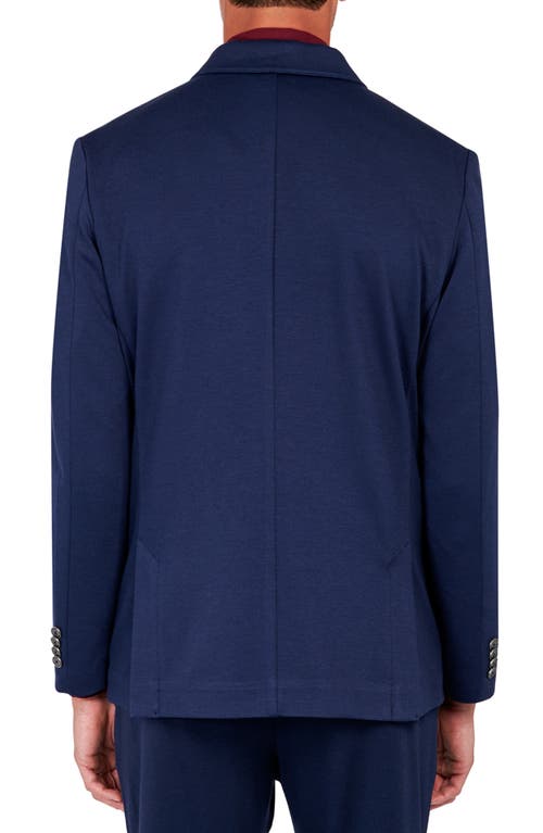 Brooklyn Brigade Slim Fit Performance Knit Sport Coat In River Blue