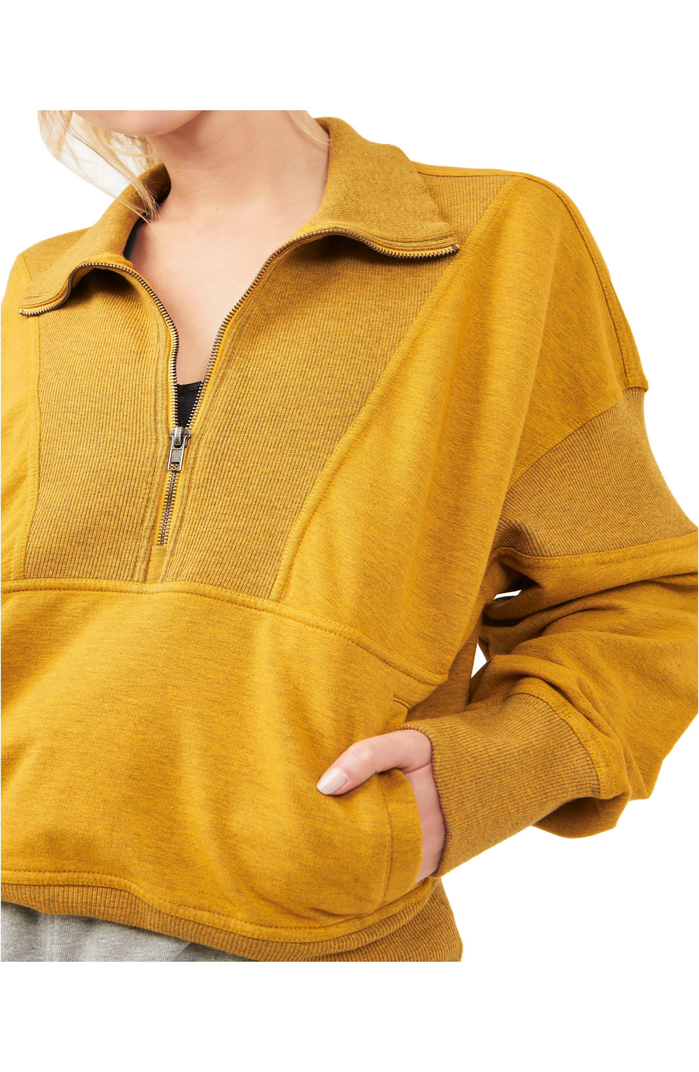 free people hooded pullover