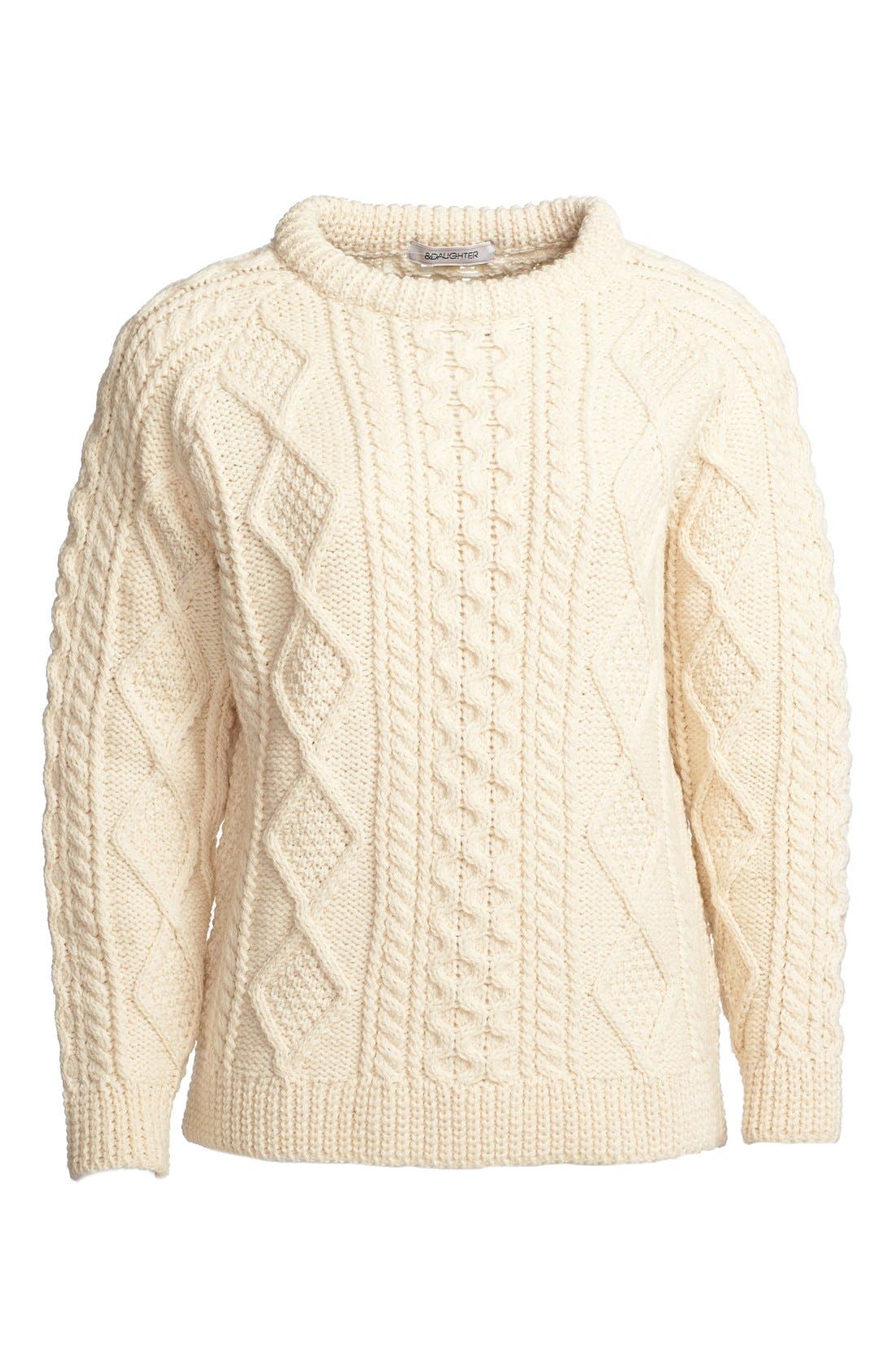 &Daughter 'Aran' Knit Sweater (Women) Nordstrom