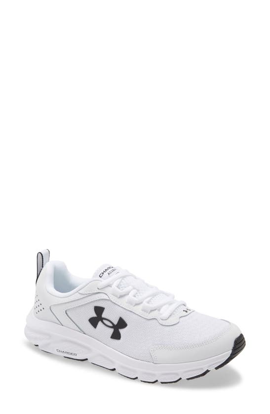 Under Armour Charged Assert 9 Running Shoe In White