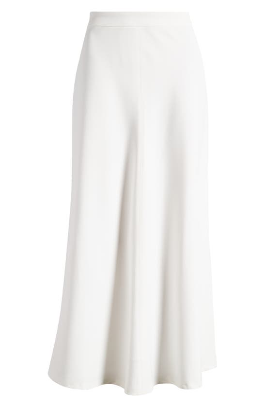 Shop Halogen (r) Center Seam Midi Skirt In Bright White