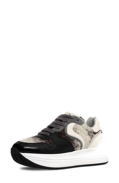 Shop Voile Blanche Melany Platform Sneaker In Black
