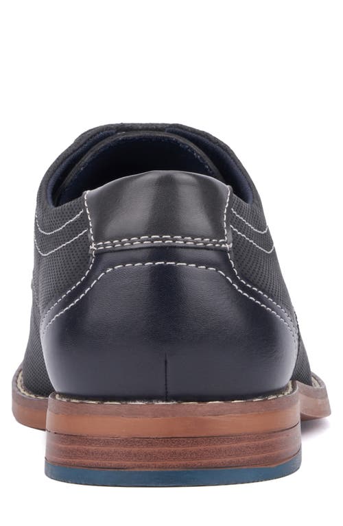 Reserve Footwear Textured Plain Toe Derby In Black