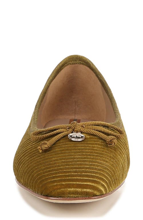 Sam Edelman Meadow Ballet Flat Chartreuse In Green Chartreuse