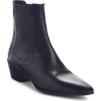 Saint Laurent West Chelsea Bootie, Black