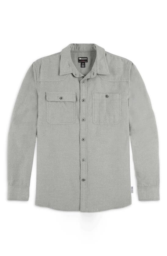 OUTDOOR RESEARCH FEEDBACK FLANNEL BUTTON-UP SHIRT