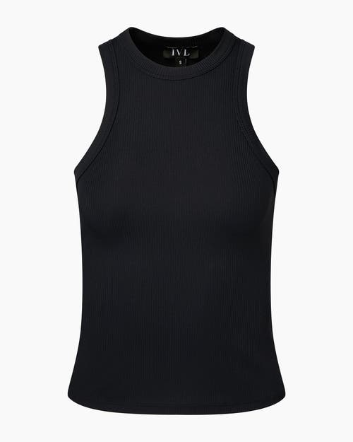 Shop Ivl Collective Rib Tank In Jet Black