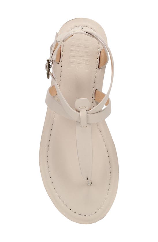 Shop Frye Taylor Ankle Strap Sandal In Ivory