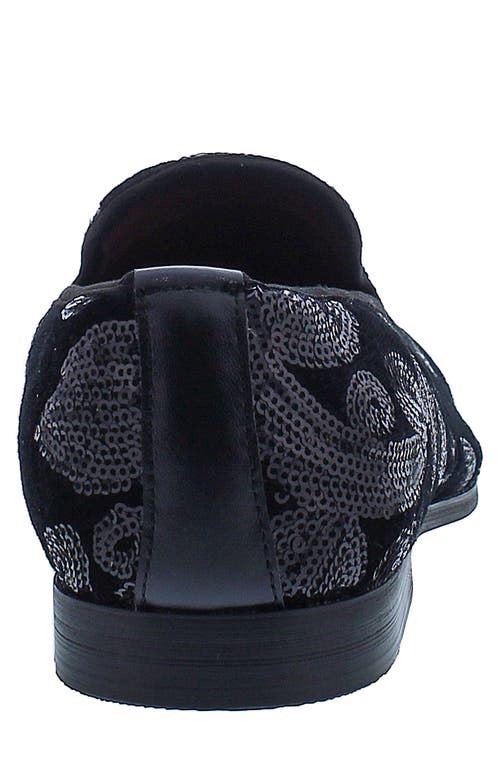 Robert Graham Kintsugi Dress Slippers In Black/blue