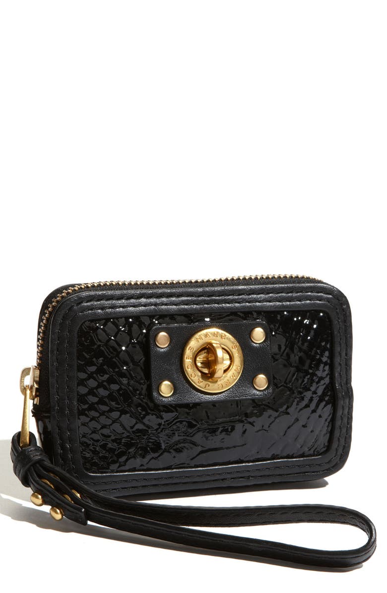 MARC BY MARC JACOBS 'Turnlock Python Shine' Wristlet Wallet | Nordstrom