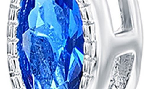 Shop Simona Beaded Oval & Round Drop Earrings In Sapphire
