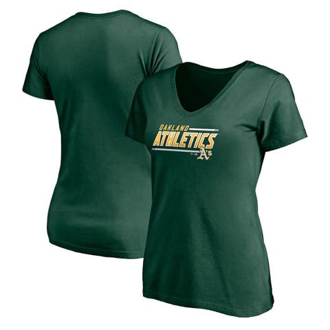 Lids Oakland Athletics Nike Women's Gradient Raglan Three-Quarter Sleeve  Shirt - Gray