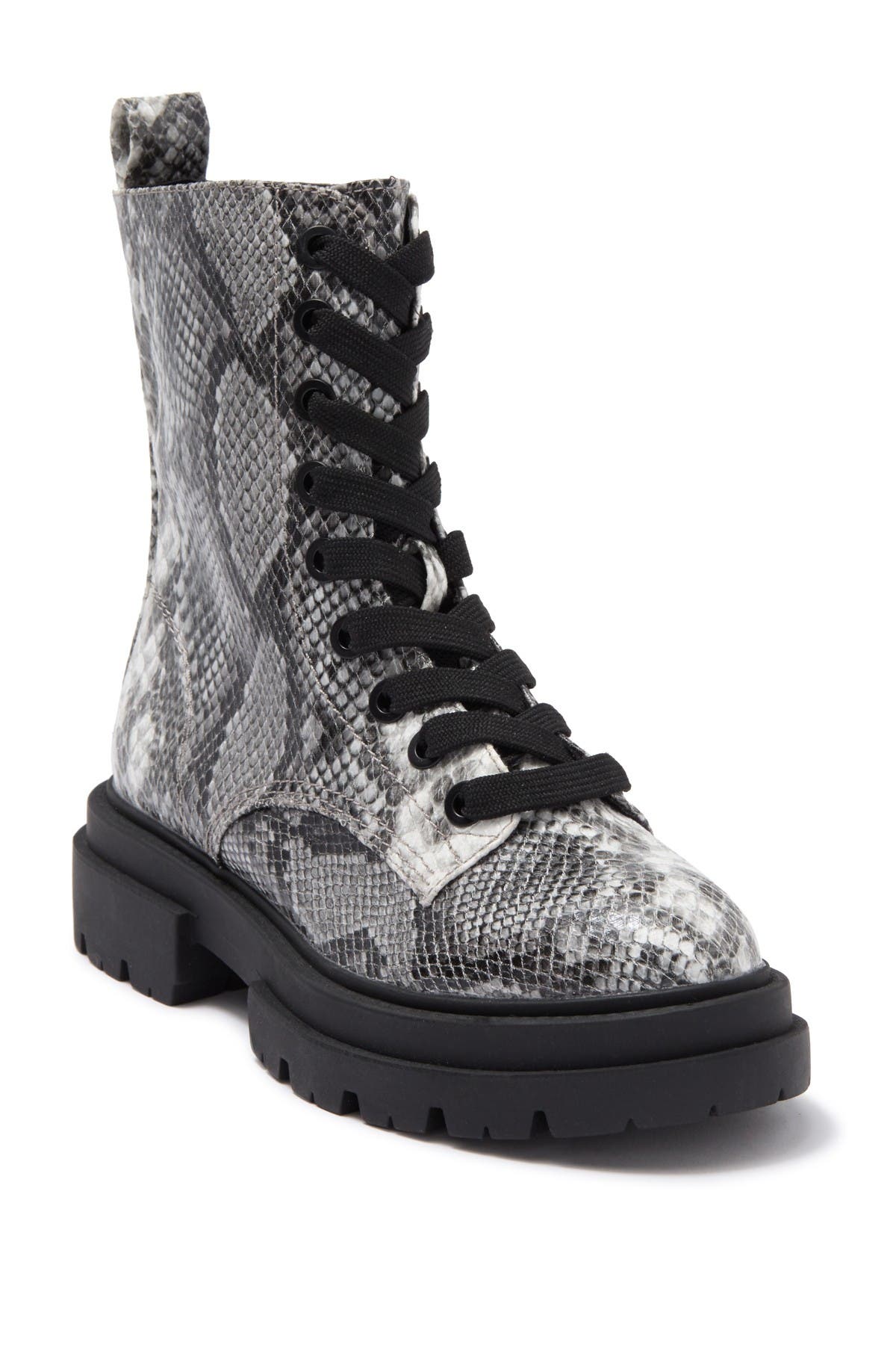 Dv Dolce Vita Flume Leather Lace-up Combat Boot In Open Miscellaneous3