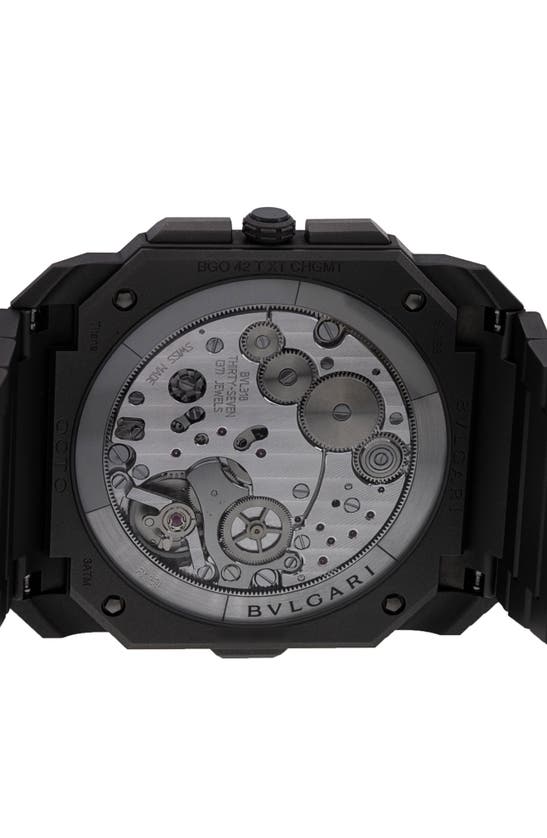 Shop Watchfinder & Co. Bvlgari  2020 Octo 103068 Automatic Bracelet Watch, 42mm In Grey