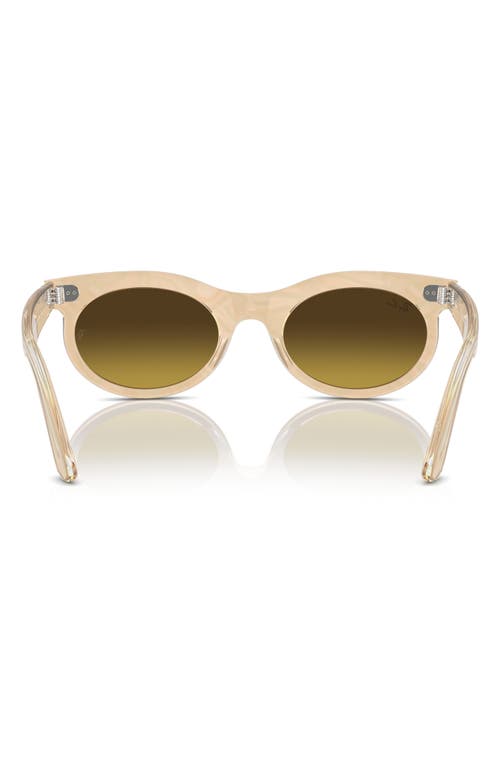 Ray Ban Ray-ban Wayfarer 53mm Oval Sunglasses In Brown Gradient