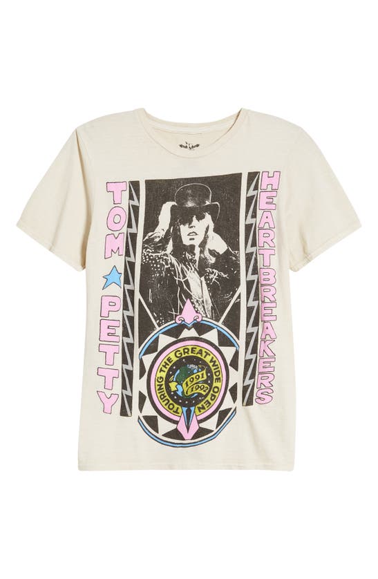 Shop Philcos Tom Petty Cotton Graphic T-shirt In Ivory