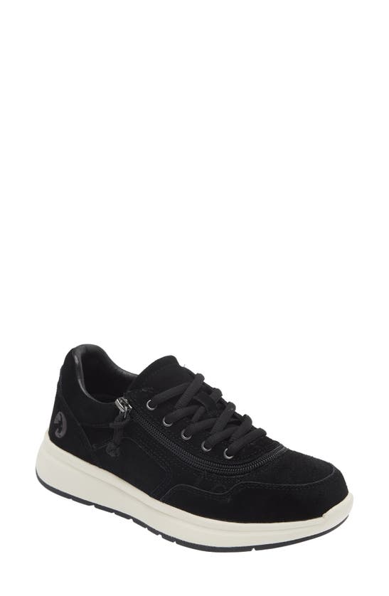 Billy Footwear Comfort Jogger Sneaker In Black Suede