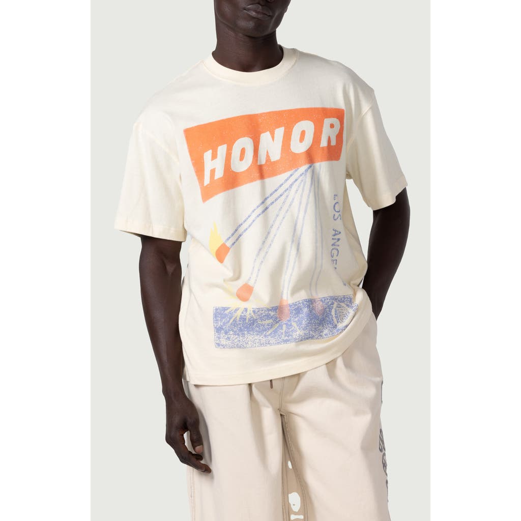 Honor The Gift Match Box Graphic T-shirt In Neutral