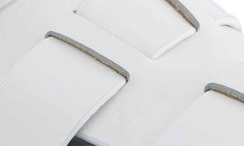 Shop Aerosoles St. Mark's Slide Sandal In White Leather