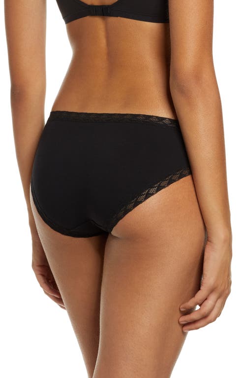 Natori womens Bliss Full briefs underwear, Black (3 Pack), Small