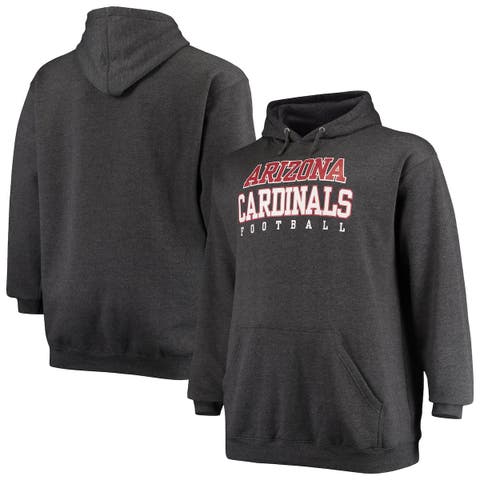 Lids Arizona Cardinals Fanatics Branded Fade Out Fitted Pullover Hoodie -  Heather Gray