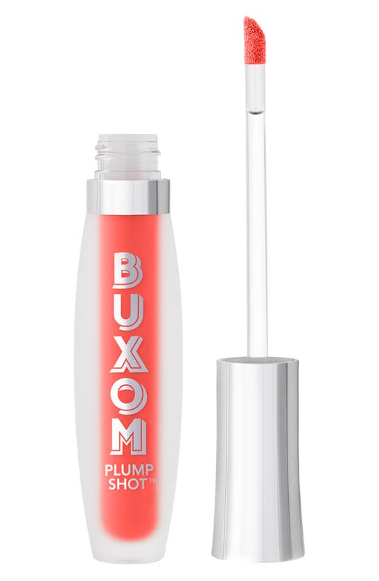 Buxom Plump Shot Collagen-infused Lip Serum In Peach Coral