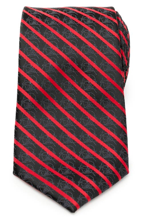 Cufflinks, Inc. x Star Wars Vader Stripe Silk Blend Tie in Black at Nordstrom