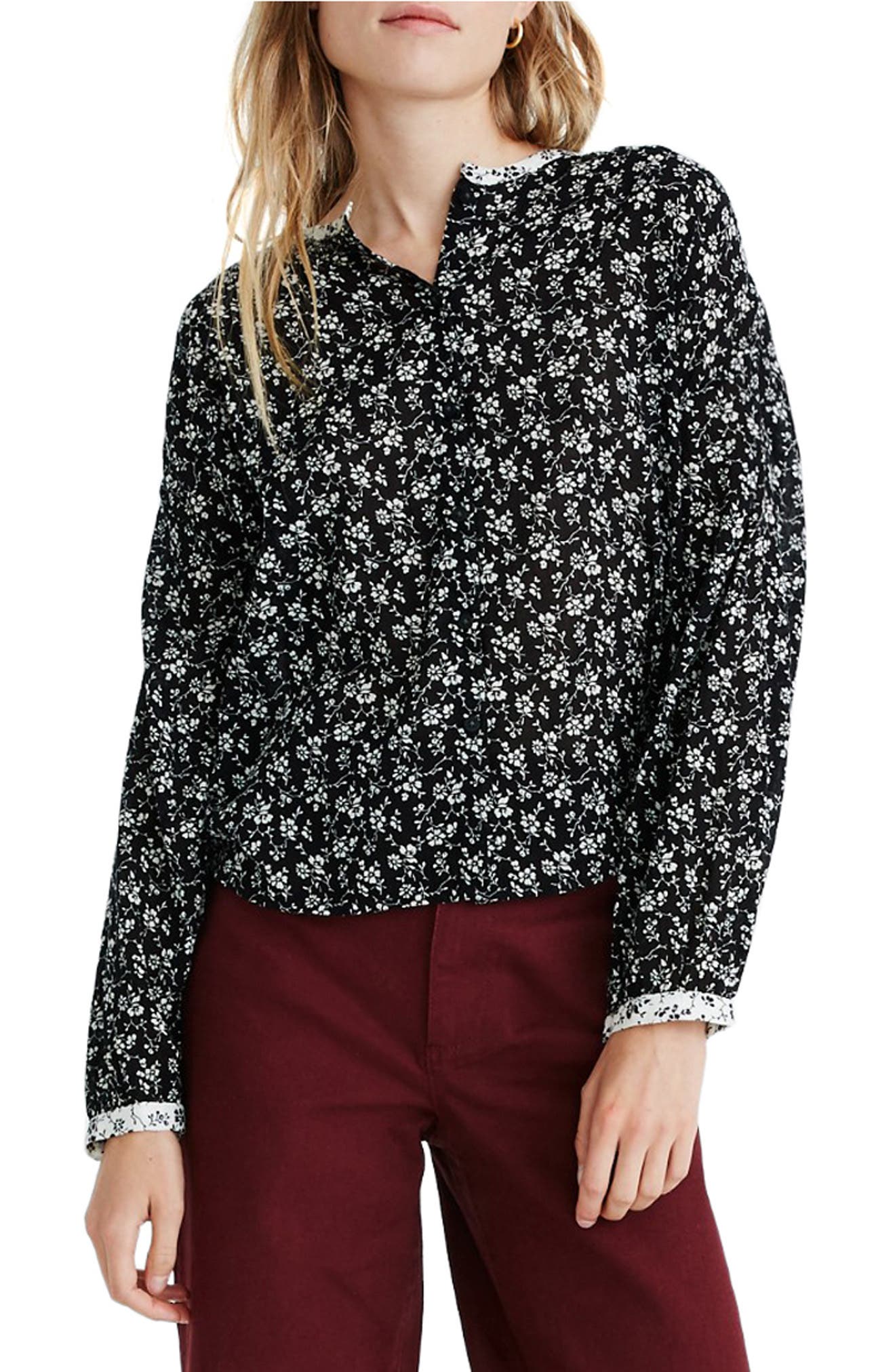 Madewell | Branch Floral Mixed Print Meadow Shirt | Nordstrom Rack