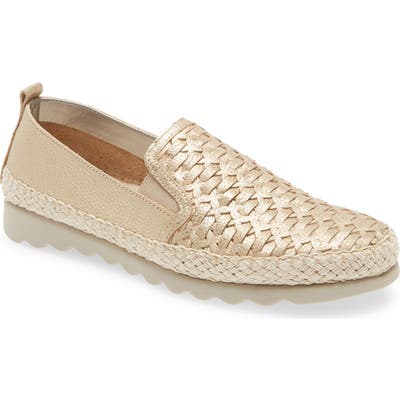 The Flexx Chapter Woven Slip-On Sneaker- Metallic