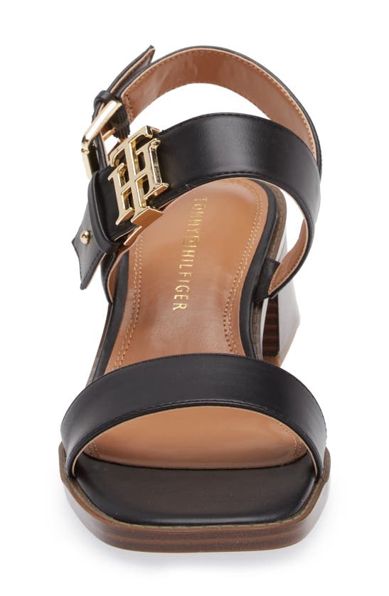 Shop Tommy Hilfiger Toliza Slingback Sandal In Black