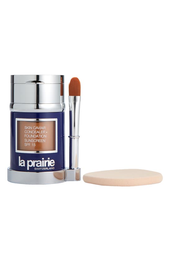 Shop La Prairie Skin Caviar Concealer Foundation Sunscreen Spf 15, 1 oz In Warm Cinnamon