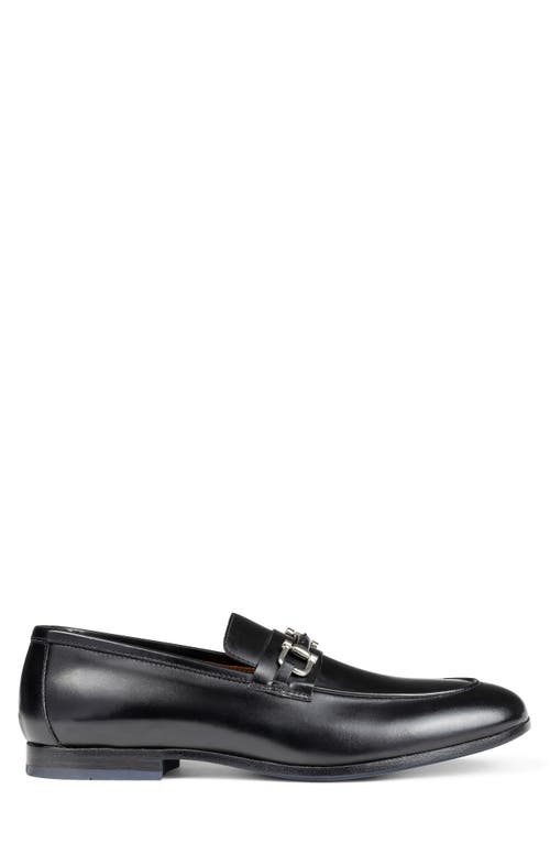 Shop Donald Pliner Slade Bit Loafer In Black