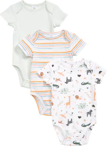 Nordstrom Assorted 3-Pack Cotton Bodysuits