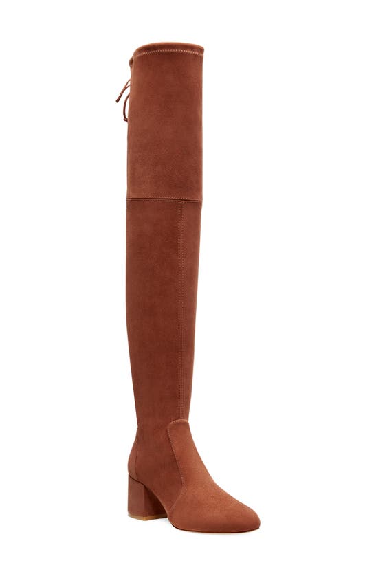 Stuart Weitzman Flareland Over The Knee Boot In Cappucino