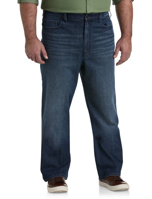 True Nation by DXL Loose-Fit Stretch Dark Wash Jeans Eco at Nordstrom, X