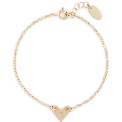 Nashelle Initial Heart Bracelet