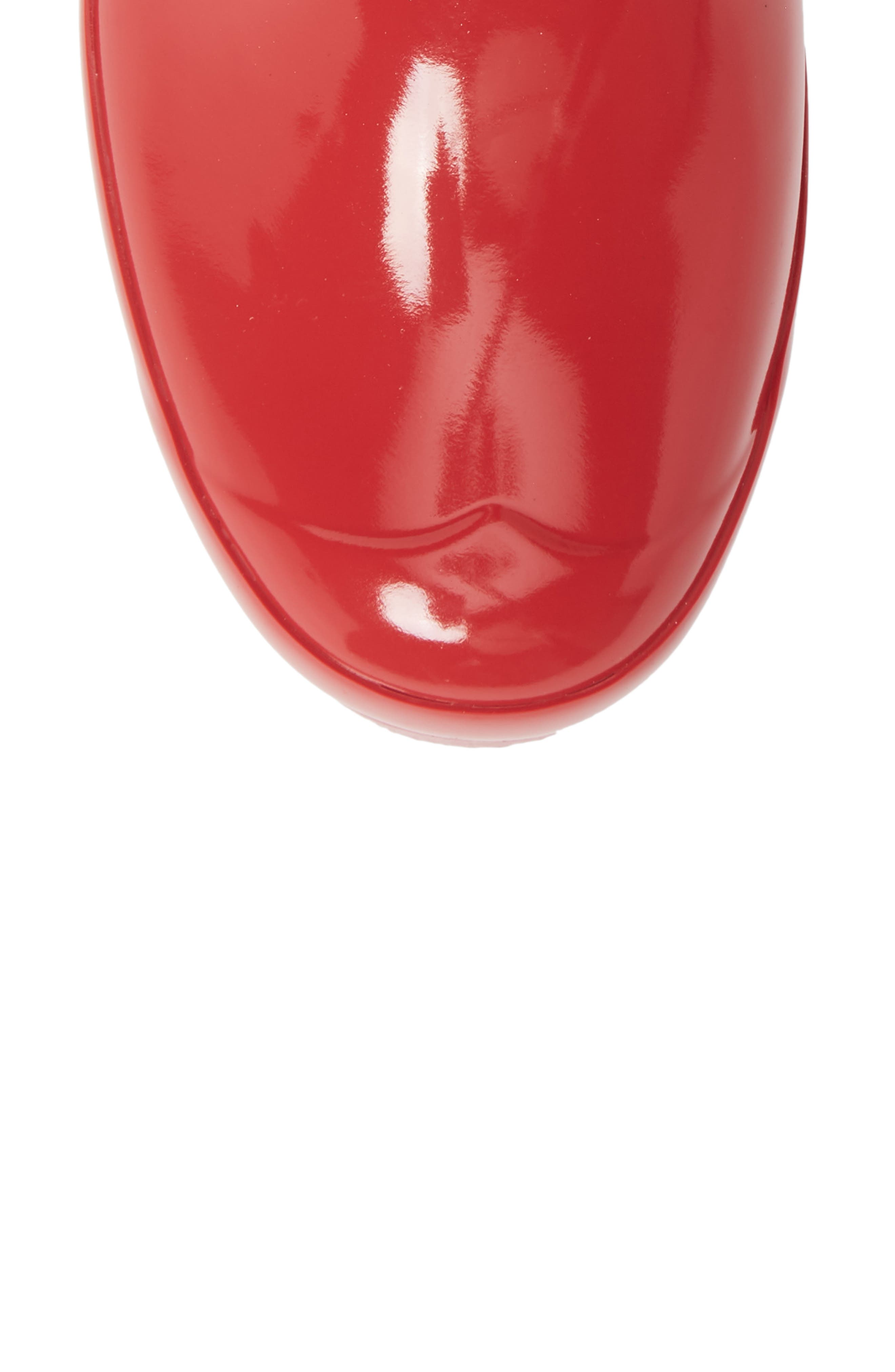 HUNTER,
                            Original Short Adjustable Back Gloss Waterproof Rain Boot,
                            Alternate thumbnail 40, color,
                            639