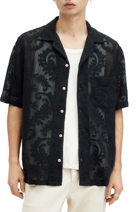 Cerrito Relaxed Fit Lace Camp Shirt