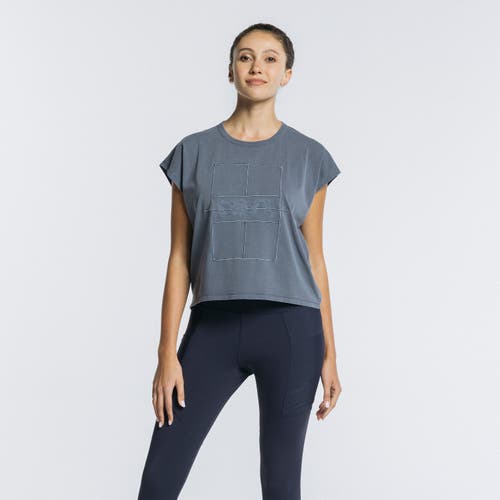 Avi Pickleball Top In Vintage Blue