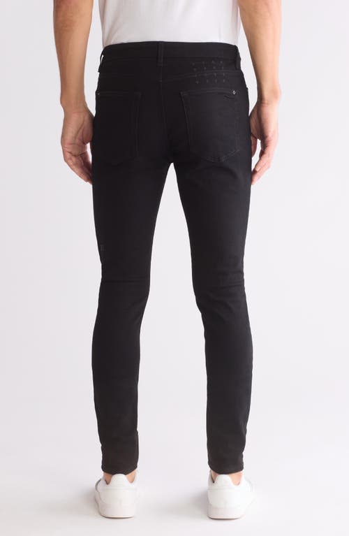 KSUBI KSUBI VAN WINKLE LAID RIPPED SKINNY JEANS 