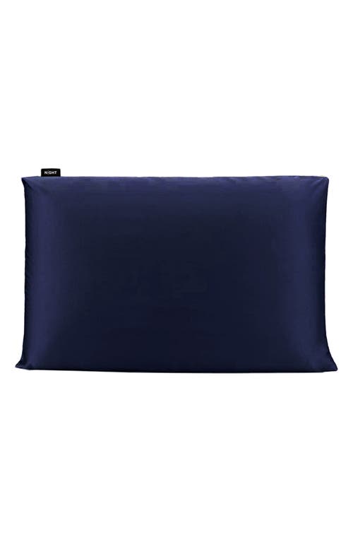 NIGHT Trisilk&trade; Stretch Silk Pillowcase in Navy