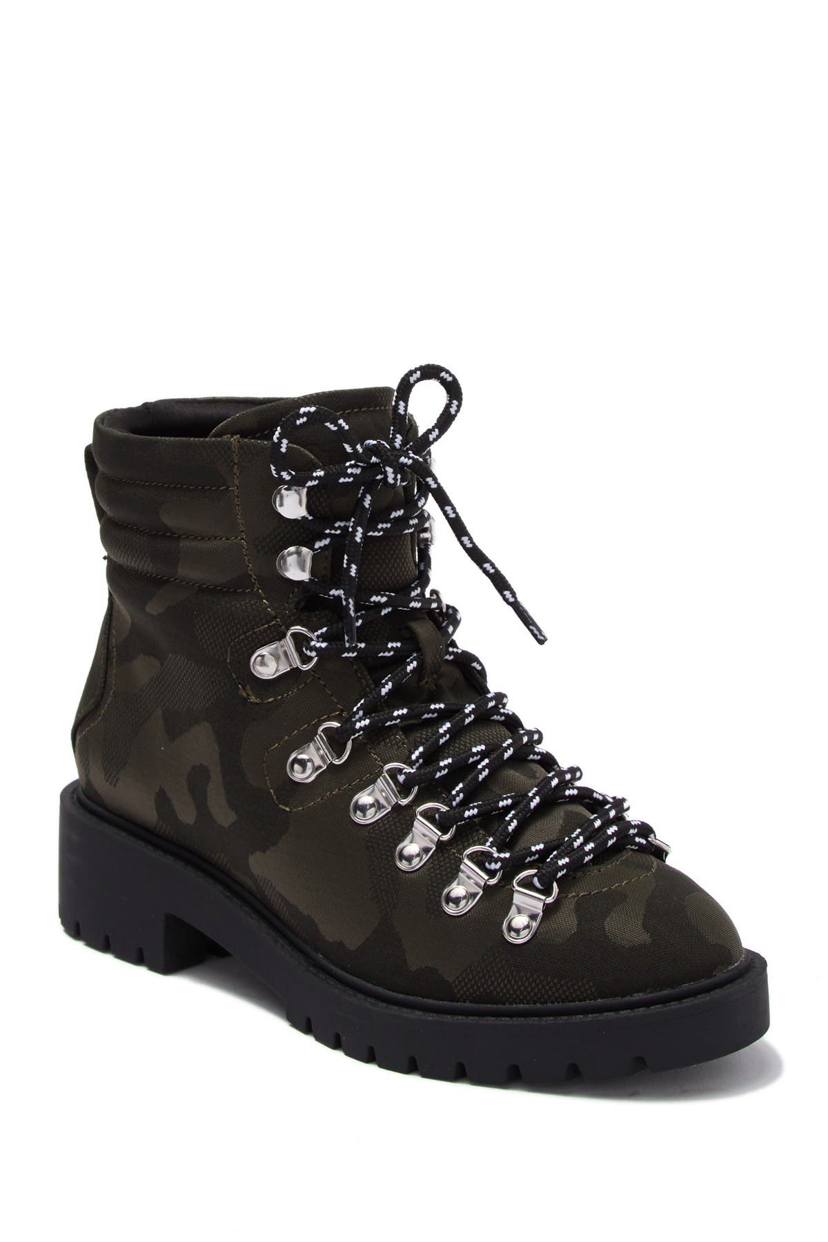 steve madden lace up combat boots