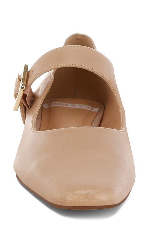Rag & Co Women's Neutrals Vernis Genuine Leather Mary Jane Sandals In Beige In Beige
