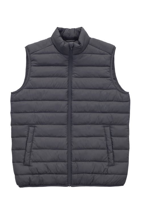 Rokka&rolla Lightweight Puffer Vest In Grey