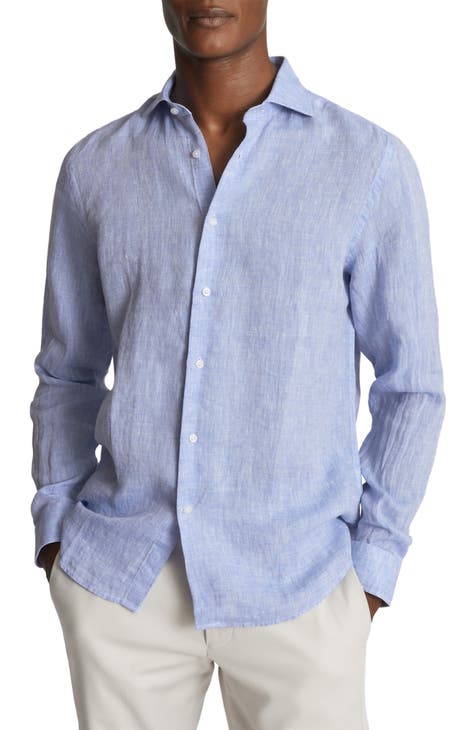 Men's 100% Linen Button Up Shirts | Nordstrom