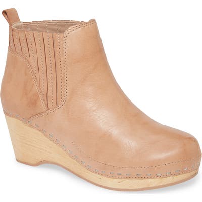 Kelsi Dagger Brooklyn Jax Clog Bootie- Beige