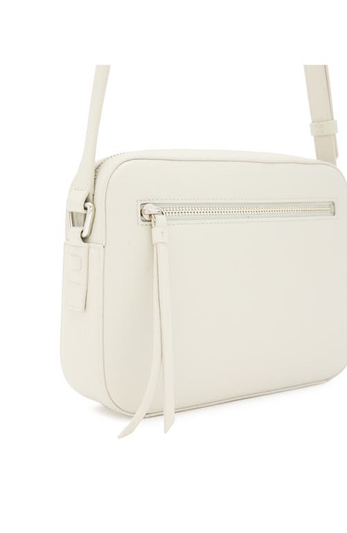 Allsaints Captain Square Crossbody Bag In Pampas White